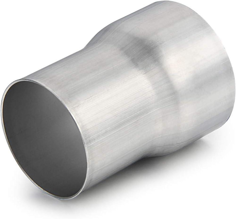 A-KARCK Exhaust Adapter Connector 2.25" ID to 3" OD, Exhaust Pipe Reducer 4" Overall Length 304 Stainless Steel