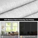 LazBlinds No Tools No Drill Cordless Roman Shades for Windows, Blackout Thermal Insulated UV Blocking Window Blinds, Room Darkening Fabric Blinds for Indoor Windows, 33'' W x 64'' H, Off White