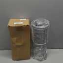 Meangood Toilet Paper Holder Stand and Tissue Paper Roll Dispenser for 4 Mega Rolls, Bathroom Free Standing Tissue Roll Storage Holder Rack, Metal Wire Silver