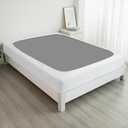 Box Spring Cover Twin Size - Jersey Knit & Stretchy Wrap Around 4 Sides of The Box Spring, Alternative for Bed Skirt, Ultra Soft, Wrinkle & Fading Resistant, White
