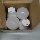 GU24 LED Light Bulb, 5000K Daylight, 9W(100W Equivalent), 800 Lumens, A19 Shape GU 24 LED Bulbs, Twist and Lock GU24 Pin Base with Two Prongs, Non-Dimmable, UL ETL Certificated(4-Pack)