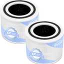 LEVOIT Genuine Core300-P Replacement Filter, Core 300-RF Air Purifier Core300S Filters, Supports HEPA Sleep Mode, High-Efficiency Activated Carbon for Removal of Smoke, Odor, Allergens, Pollen, 1 Pack