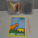 National Geographic Kids Stained Glass Kit - Glow in The Dark Dinosaur Toys, Kids Arts and Crafts Set, Window Sun Catchers, Kid Crafts Ages 4-8, Window Art Craft Kit, Suncatcher