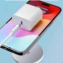Magnetic Wireless Charger for Apple iPhone 17/16/15/14/13/12/11/AirPods, 2-Pack Fast Charging Long Cable 10ft Magnet Pad & 2-Pack Type-c Charger Block, White