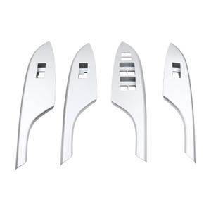 Window Control Switch Bezel Cover for Toyota Corolla 2007-2013 Passenger Lifter Door Panel, 4 PCS