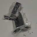 4 Pcs Adjustable Deck Post Anchor Brackets Kit - Fit 1.5x1.5, 2x2, 2x4, 4x4 Posts - Heavy Duty Half Column Black Support Base for Wood Fence Pergola Railing