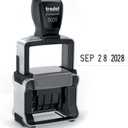 Trodat 5030 Professional 4.0 Date Only Stamp, Self Inking, Impression Size 1-5/8 x 3/8 (Black)