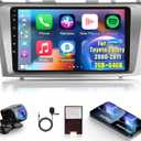 [2+64G] Android 13 Car Radio for Toyota Camry 2006-2011 - Wireless Carplay and Android Auto - 9 Inch Touch Screen Car Stereo with Mulitple UI/WiFi/GPS Navigation/SWC + AHD Backup Camera