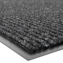 Notrax 109 Brush Step Carpeted Indoor/Outdoor Entrance Mat for Home or Office, 4' x 6', Absorbent Slip Resistant Heavy Duty Entry Mat, Charcoal, 109S0046CH