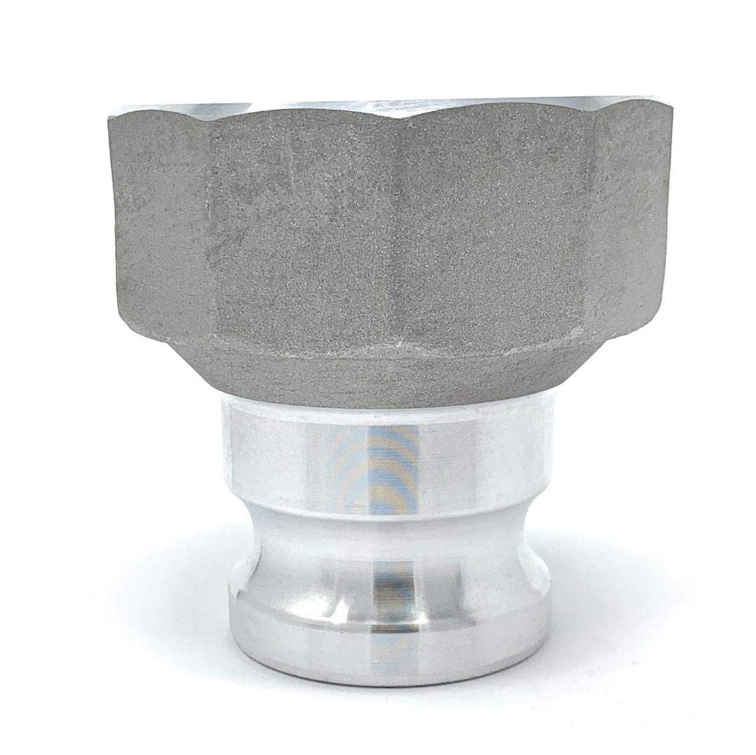 Gloxco Aluminum Type A Cam and Groove Reducer, 2" Male Camlock x 3" Female NPT (CAM-2030-AR-AL)