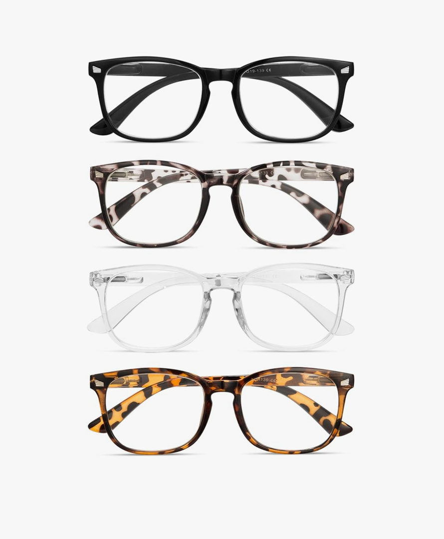 BLS BLUES Reading Glasses for Women/Men, Readers for Women/Men, Eye glasses, Blue Light Reading Glasses, Cheaters, Eyeglasses