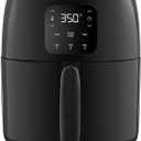 DASH Tasti-Crisp Electric Air Fryer Oven, 2.6 Qt., Black  Compact Air Fryer for Healthier Food in Minutes, Ideal for Small Spaces - Auto Shut Off, Digital, 1000-Watt