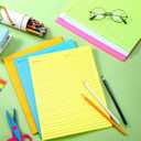 Marspark 300 Sheets Kindergarten Writing Paper with Lines 8.5 x 11'' Double Sided Color Wide Ruled Write Beginner Paper Level 1 Back to School Supplies for Letter Positioning Handwriting Practice