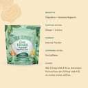 Four Sigmatic Gut Health Organic Herbal Tea | Organic Lemon Ginger Tea with Probiotics & Turkey Tail Mushroom | Instant Digestive Tea | Vegan, Gluten-Free | Lemon Ginger, 24 Servings (EXP 08/31/26)
