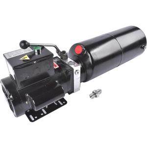 Hydraulic Power Unit 110V Single Phase Hydraulic Pump 10 Quart 2.5 Gallon Reservoir 2.2 KW 3400 RPM 1.7 GPM for Car Lift Auto Shop Repair