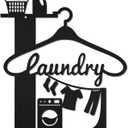 AHYS Laundry Room Decor Sign Rustic Home Decor Farmhouse Metal Hanging Wall Art for Laundry Room, Bathroom, Kitchen - 11.8x13.8 Inches