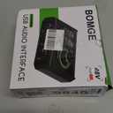 BOMGE mini 2 Channel USB Audio Interface for Recording, Streaming and Podcasting, with XLR/48V Phantom Power,Studio Quality Audio Interface for Guitarist, Vocalist, Podcaster or Producer