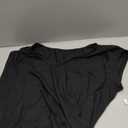 Langwyqu Womens' Cap Sleeve Casual Loose Fit Basic Shirts Tank Tops (Large, 00- Black)
