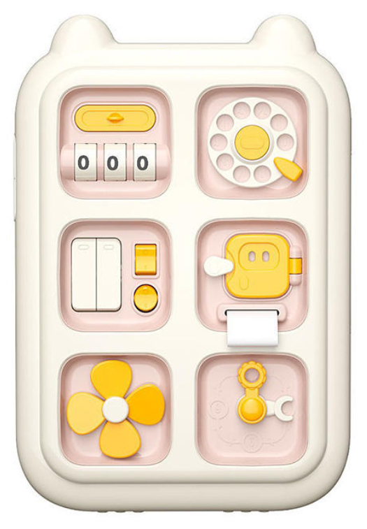 Topsolid Montessori Busy Board Toys for 1 Year Old, Sensory Toys for Toddlers 1-3, Airplane Travel Toys for 1+ Year Old, Toddler toys, Baby Fidget Board Birthday Gifts for Boy&Girl 12-36 Months -Green