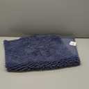 Yimobra Washable Bathroom Rugs, Super Soft & Absorbent Chenille Bath Mat for Floor & Carpet, Quick Dry Non Slip Bath Mat for Tub Shower, 32"x20",Denim Blue