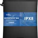 IPX8 Waterproof Document Bag: Submersible 1M / 30 Min for Business Travelers & Boating Keep Legal Docs, Passports & Valuables Bone-Dry in Rain or Spills 15.3x11.8" Portable Zipper Pouch