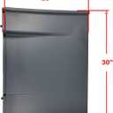 Rear Fairing Panel Right Side Fit For Freightliner Cascadia 2008-2020 Black Plastic