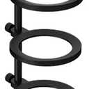 MHW-3BOMBER Magnetic Portafilter Basket Storage Stand, Espresso Filter Basket Holder Rack for 51/53/54/58mm Coffee Filter, Removable Espresso Display Bracket SR6106-OS