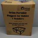 Orian Baby Playpen Large Playpen for Babies and Toddlers, Oxford Fabric, Indoor & Outdoor Play Pen, 10 Colorful Balls, 4 Pull-Up Rings, Carry Bag (50x50)