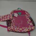 A.D. Sutton Flower Backpack With Pencil Case - Pink