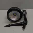 SUNVIE LED 40W Spot Lights Outdoor 5000K Daylight White Plug in Flag Pole Light 120V Ultra Bright Landscape Spotlights for Yard House Tree Lawn Signage Outdoor Spotlight with Stake & 5.5FT Cord