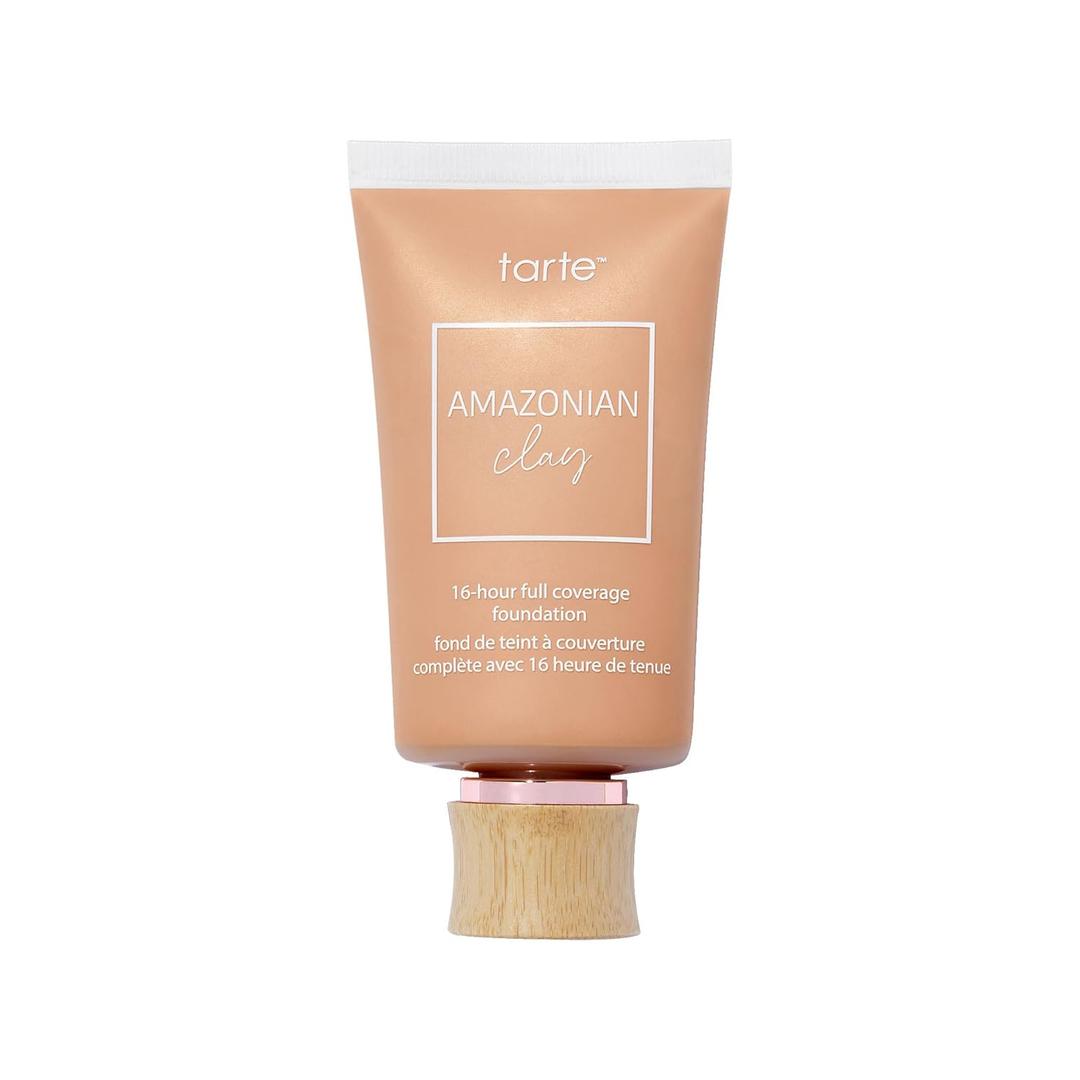 tarte Amazonian clay 16-hour full coverage foundation  Matte Finish Foundation with Amazonian Clay & Vitamin E for Hydration & Smooth Looking Skin, Vegan & Cruelty Free