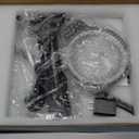 30X 10X Large Floor Magnifying Glass with Light and Stand,72 LED Adjustable Height Floor Magnifying Lamp,2 in 1 Lighted Magnifiers for Close Work, Sewing,Crafts,Hobbies,Reading (Black)