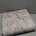 Area Rugs 4x6 for Living Room, Vintage Washable Rugs for Dining Room, Kitchen, Non-Slip Area Rug Pink Grey