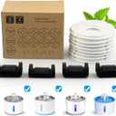 Cat Water Fountain Filter, 81 oz/2.4 L Automatic Pet Water Dispenser Cat Fountain Replacement Filters, Pet Fountain Fillter Replacement