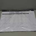 2026 Desk Calendar, Large Desktop/Wall Monthly Calendar (Jan. 2026 - Jun. 2027) 17'' x 12'' School Year Desk Planner for Teacher Family School Office Supplies (Black)