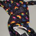 Dog Recovery Surgical Suit Male Female After Spayed, Dog Pajamas for Large Sized Breed, Dog Onesies, Rainbow, L