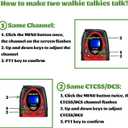 Retevis RT628 Walkie Talkies for Kids,Toys Gifts for 6-12 Years Old Boys Girls,Long Range 2 Way Radio 22CH VOX,Birthday Gift,Family Walkie Talkie for Camping Hiking Indoor Outdoor