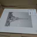 upsimples 16x20 Picture Frame, Display Pictures 11x14 with Mat or 16 x 20 Without, Wall Hanging Poster Frame, White, 1 Pack
