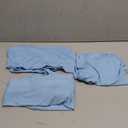 LEBENGURU 3Pcs Cylinder Pedestal Stand Covers Blue, Round Spandex Display Pedestal Covers, Elastic Cloth Plinth Pillar Cover for Parties Wedding Birthday Event Decor Props (Only Covers)