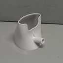 Flour Funnel for Kitchen Aid Stand Mixer, Plastic Funnel with Easy-Pour Attachment Fits KSM150 5-Quart Tilt-Head Mixers, Mess-Free Baking Accessory for Flour, Sugar, and Egg Liquid (WHITE1PCS)