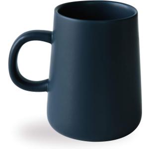 Coffee Mug, Matte Ceramic Coffee Cup, Both Hot & Cold Beverage Tea Cup for Office & Home, Suitable for Dishwasher & Microwave & Oven, 16.5 oz (Royal Blue)