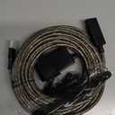 Active USB Extension Cable 50 Feet, USB 2.0 A Male to Female Cord (from 2ft to 150ft for Selection), with an Extension Chipset Signal Booster, 22AWG Tinned Pure Copper, (AC Power Supply Included)