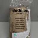 Bedsure GentleSoft Sherpa Fleece Throw Blanket for Couch - Thick and Warm Throw for Women and Men, Soft Fuzzy Plush Blanket for Winter, Camel, 50x60 Inches