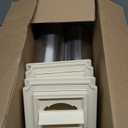 Builders Edge 140137079021 Scalloped Exhaust Vent 021, Sandstone Beige