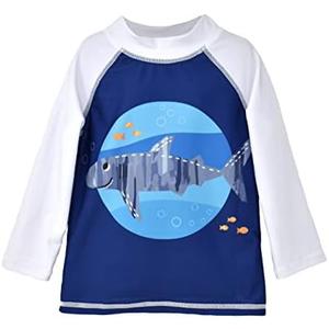 Flap Happy Baby-Boys UPF 50+ Graphic Rash Guard Swim Top, Size 12M