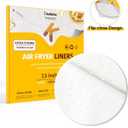 2 x Katbite Air Fryer Parchment Paper Liners 120Pcs, 7.5 inch Perforated Parchment Paper, Heavy Duty & Non-stick Round Parchment Paper for Air Fryer Basket, Bamboo Steamer, Metal Steamer