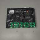 St Patricks Day Sweatshirt Women Shamrock Sweater Notre Dame Shirts Clover Top Irish Gift Long Sleeve Pullover (Black, L)