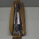 UIOSANRT Tension Shower Curtain Rod 31-68 Inches Non-Slip Shower Rod Tension Mounted No Drill Black Shower Curtain Rods Spring Tension Rod Adjustable Tension Curtain Rod for Windows Bathroom