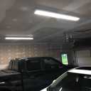 hykolity 4 Pack 4FT LED Wraparound Light 40W 4 Foot LED Shop Lights for Garage, [2-lamp 32W Fluorescent Equiv.] 4400lm 4000K Wrap Light, Flushmount Office Ceiling Light Fixture ETL Listed