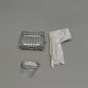 KOREDA Compatible with AirPods Pro 3 Case Cover, Cute Funny Suitcase Design Case for AirPods Pro 3rd Generation, Fashion Protective Hard Case for Women Men with Keychain and Cleaner Kit (Silver)